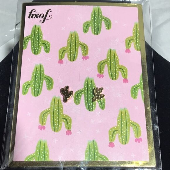 Foxy Originals Cactus Earrings in Gold (E2) - Picture 3 of 6